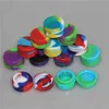 5ml non-stick silicone wax container silicone jar storage round shape silicon box dab wax container for free shipping