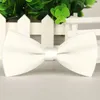 Męskie noszenie Business Casual Małżeństwo Monochrome Monochrome Double Bowtie Fashion Men Ties