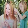 Autocollant de cheveux tressés pour enfants, bigoudis, accessoires de décoration pour bébés filles