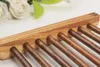 Good sell Dark Wood Soap Dish Wooden Soap Tray Holder Storage Soap Rack Plate Box Container for Bath Shower Plate Bathroom