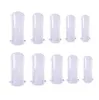 20pcs Construção rápida de unhas falsas Mold Tips Unhas Formas duplas Extensão de dedo Transparente Easy Nail Art Construtor de UV Poli Ferramenta de gel