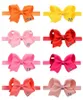 Baby Bowknot Hair Ribbon Bows Elastic Band Hair Band Skinny Stretchy toddler infants Girl Headband Hair Accessories