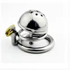Chastity Devices Sexy MonaLisa - Male Stainless Steel Lid Small Chastity Cage with Settled Tube #R86