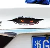 Les yeux autocollants de voiture 3D Peeking Monster étanche 215 cm Style de voiture pour toutes les voitures Decal de lunette arrière7105351