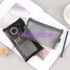 Simple Transparent Mesh Pencil Case Nylon Women Cosmetic Make Up Storage Bag Lipstick Eyeliner Carrying Holder QW7952