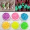 Japanse lichtgevende drift zand poeder stof fototherapie nail art decoratie glitter gloed nagels schoonheidssalon product