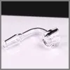 HOISHAH 4mm Gruby Quartz Banger Domy Paznokci do Glass Bong Adapter 14mm Mężczyzna 100% Real-Quartz