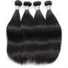 Brazilian Straight Hair Bundles with 4x4 Lace Closure Malaysian Indian Peruvian Straight Virgin Hair Grade 10A Brazillian Hair Clo9701084