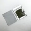 300pcs / Lot 7.5 * 10cm Colorido Alumínio Auto selo de plástico com zíper saco de embalagem Para Snack Food armazenamento Matte Limpar Mylar Baggies