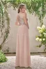 Vestidos de dama de honra ouro rosa baratos Uma linha espaguete sem costas lantejoulas Long Beach Wedding Gust vestido de dama de honra vestidos de dama de honra