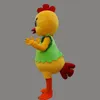 2018 Vente chaude Taille adulte mignon coq jaune mascotte petit coq costume personnalisé fantaisie costume kit mascotte thème déguisement carniva costume