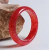 Bracelet en Jade rouge naturel, bijoux de tempérament à la mode, accessoires de pierres précieuses, cadeaux, vente en gros