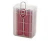 200pcs/lot 2* 18650 Battery Storage Box RCR123 16340 Empty Hard Plastic Case Cover Holder Container Bag Organizer Boxes