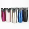 Vacuum-Insulated Stainless Steel Travel Mug Outdoor Travel Thermos Vehicle Car Beer Kettle Cup 16oz Can Custom Logo HH7-1406