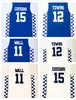인기 켄터키 대학 팬 온라인 도매 남자 농구 착용 3 데바 요 11WALL 15 COUSINS 0 FOX 12 개 도시 (23 개) DAVIS 농구 유니폼