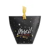 FREE SHIPPING 50PCS Merci Beaucoup Favor Boxes Star Anniversary Favors Boxes Wedding Party Gift Package Little Things Gift Boxes