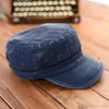 Moda verano gorras ajustables clásico ejército liso Vintage sombrero cadete hombres mujeres gorra 2018