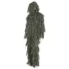 Caça ghillie terno conjunto 3d camo biônico folha camuflagem floresta woodland ponteau durável caça-ponco po06