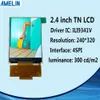 Display modulo LCD da 2,4 pollici 240 * 320 tft con schermo di interfaccia SPI e pannello IC ILI9341V