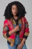 DARSJUCBD 2018 Sexy Indie Folk Womens Jacket Coat Dashiki African Printed Bomber Jacket Autumn New