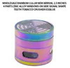 Diamètre 63 MM en alliage de zinc quatre couches couleur éblouissante fenêtre latérale signal dent couverture transparente plus lisse