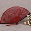 Openwork Full Bamboo Folding Hand Fan Japanese Small Handheld Portable Fans for Wedding Fan Women Gift