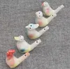 Disegno colorato Acqua Bird Bird Ceramico Fischio Musicale Giocattolo musicale per il bambino Apprendimento precoce Apprendimento educativo Bambini regalo Giocattolo Giocattolo strumento musicale