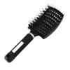 PRO-haar hoofdhuid massage kam haarborstel bristlenylon vrouwen nat krullend detalleren haarborstel voor salon hairdressing styling tools