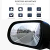Nuovo Universale Per Auto Specchietto retrovisore Antipioggia Anti-fog Auto Oscuramento Pellicola Adesivo Anti-abbagliante Scudo Pioggia Ovale rotondità