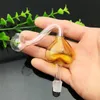 Glass Smoking Pipes Manufacture Hand-blown hookah Bongs Colored Peach Heart S Glass Pot