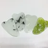 10pc / lot Gua Sha Guasha Face Massage 공구 자연 축 옥 건강 관리 도구 옥 마사지 무료 배송