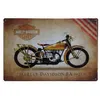 Vintage Metal Tin Signs Retro Motorcycle Wall Art Painting Plaque Bar Pub Club Wall Tavern Garage Metal Plate Coffee Metal Sign