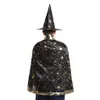 7 Colors New Fashion Cute Halloween five-pointed star costumes Wizard Witch Hat Party Cosplay Props Clear Hats for Kids Clacks