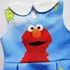 2017 Baby Girl Dress Sesame Street Elmo Cartoon Dress Estate Bambini Costumi per bambini Per ragazze Abiti da festa243i7993458
