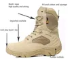 Army Boots Zipper Design Tactical Boots Delta Skor Svart Khaki Militär Botas Utomhus Vandring Skor Resor Stövlar