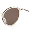 Hoogwaardige UV400 Lens Pilot Round Round Sunglasses For Men Women Brand Designer Vintage Sport Sun Glazen met Retail Box en Label8333563