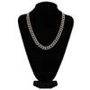 Designer ketting Iced Out Gold Tennis Chains Hip Hop Jewelry Mens Diamond Miami Cuban Link Chain Luxury kettingen bling rapper FA3441168