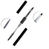 Poly Gel Dubbelhuvud Använd Nail Art Brush Draw Painting Black Pen för Nail Gel Polish Extension UV Gel Building Pen