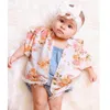 2018 Cute Kids Clothing Flower Tassel Shawl Cardigan Tops Outfits Baby Clothes Spring Summer Outwear Coat Toddler Children Girls Clothing