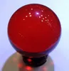 Boule de verre à vin rouge artificiel Boule de cristal rouge diamètre de balle rouge 8cm2199839