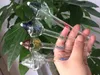 品質5.5インチ最新の見学カラフルなイルカ手のガラスオイルバーナーパイプガラスオイルチューブパイプカラフルな喫煙オイルパイプ