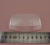 20st 5 0cm 8 5cm 23Teeth Clear Plain Plastic Hair Combs för DIY Hårtillbehör Brudhuvudstycken Transparent Side Combs2357