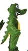 Costume della mascotte del dinosauro verde personalizzato spedizione gratuita