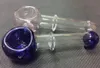 Glass Spoon Water Pipe 4.5" Oil Burner Pipes 12CM Thick Pyrex Glass Hand Pipe Smoking Dabber Pipe