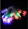 4m 20lights AC110V / 220V LED Little Snowflake Lampsträngar Halloween Juldekoration Festival Night Lights Strings LED Flash Lighting