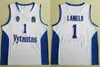 Men Lithuania Prienu Vytautas Basketball Shirt 1 LaMelo Ball Jerseys 3 LiAngelo Ball Uniform 99 LaVar Ball All Stitched Good Team Blue White