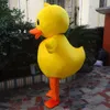 2018 hot new the yellow duck mascot costume adult duck mascot free shipping