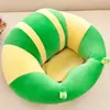 Nyfödda matsalstolar Portabelt spädbarnsupport Soft Seat Plush Car Seat Pillow Kudde Cartoon Baby sittplatser Sofa 15 färger C3683