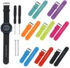 Byte Silicone Watchbands Wrist Rem för Garmin Forerunner 220 230 235 630 620 735XT Watch Rem med Pins Tools