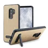 New Linen Combo Cases TPU + PC Back Armor Phone Cover For Samsung Galaxy Note 9 Iphone X 9 X plus with kickstand
